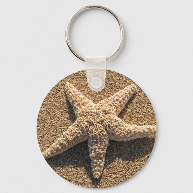 Porte-clés Starfish sur la plage (Recto)