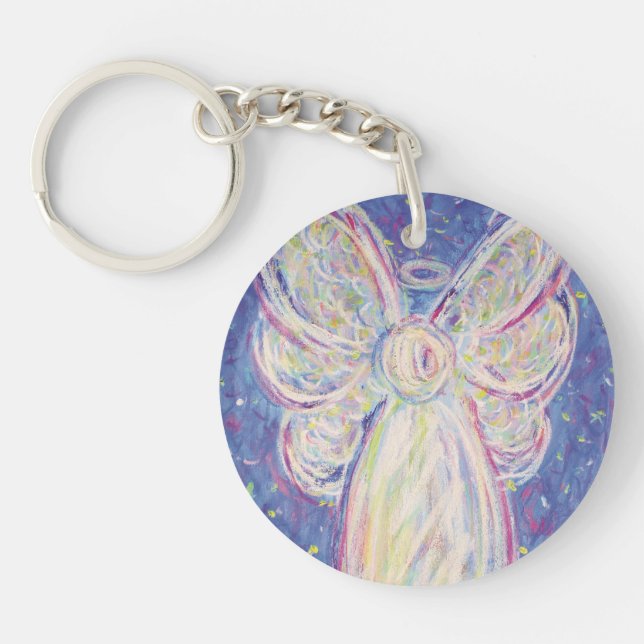 Porte-clés Starry Night Guardian Angel Porte - clé personnali (Devant)