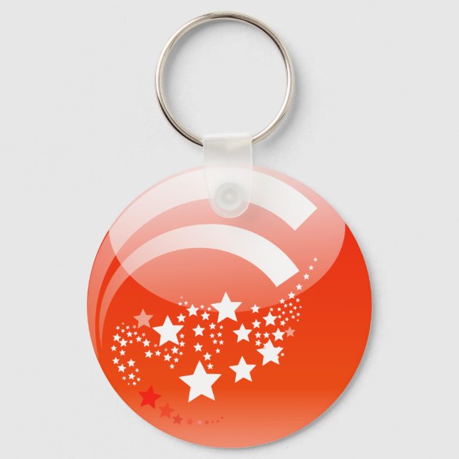 Porte-clés Stars Orange Porte - clé (Recto)