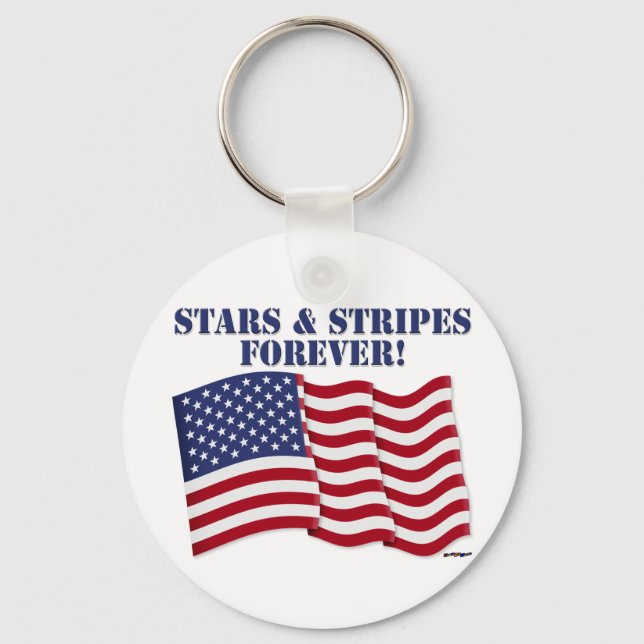 PORTE-CLÉS STARS & STRIPES POUR TOUJOURS ! (Recto)
