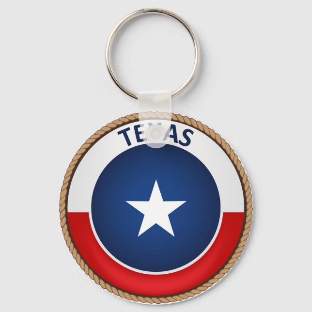Porte-clés State of Texas Flag Seal (Recto)