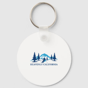 Porte-clés Station de ski céleste californienne montagnes