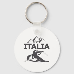 Porte-clés Station de ski Italie Vacances ski