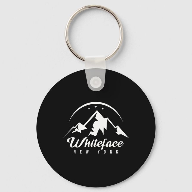 Porte-clés Station de ski Whiteface Mountain New York Ski Sno (Recto)