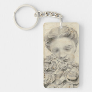 Porte-clés Statue dans le Jardin I