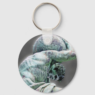 Porte-clés Statue de Bismarck, Berlin, Atlas du Dieu grec, Ba