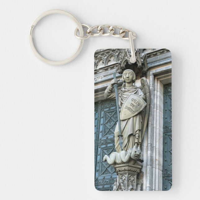 Porte-clés Statue de la cathédrale de Cologne (Devant)
