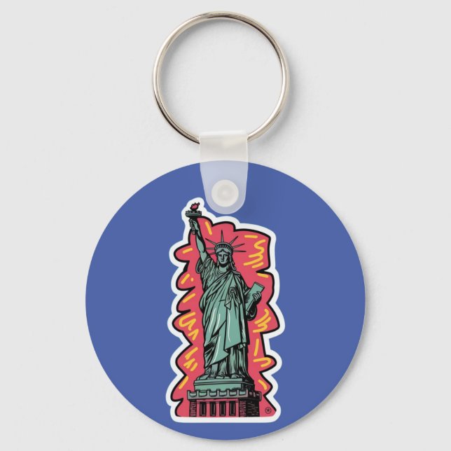 Porte-clés Statue de la Liberté (Recto)