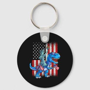 Porte-clés Statue De La Liberté 4 juillet Chemises Garçons Am
