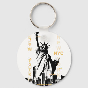 Porte-clés Statue de la Liberté de New York City Ny Nyc