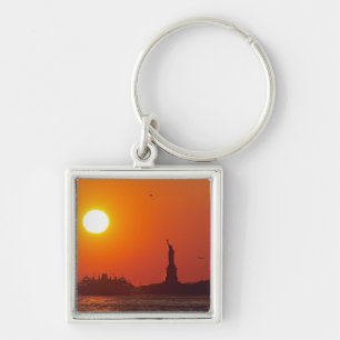 Porte-clés Statue de la Liberté, port de New York, NY, États-