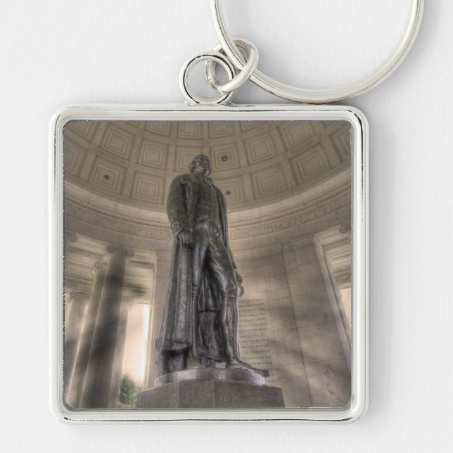 Porte-clés Statue en bronze du mémorial Thomas Jefferson (Devant)