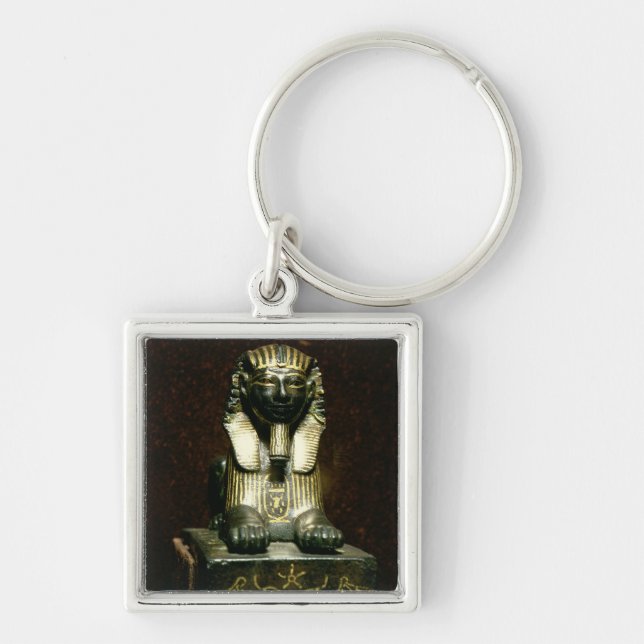 Porte-clés Statuette d'un sphinx du Roi Tuthmosis III, (Devant)