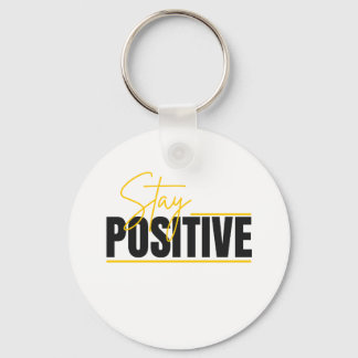 Porte-clés Stay Positive – Motivation quotidienne 