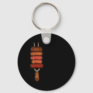 Porte-clés Steak Bbq Papa Le Plus Rare De La Fête Des Pères
