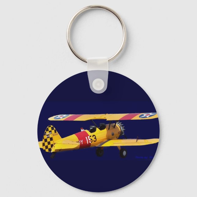 Porte-clés Stearman (Recto)