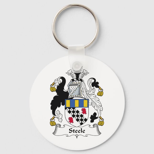 Porte-clés Steele Family Crest (Recto)