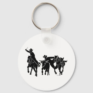 Porte-clés Steer Wrestling 1