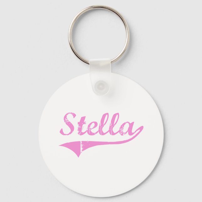 Porte-clés Stella Classic Style Nom (Recto)