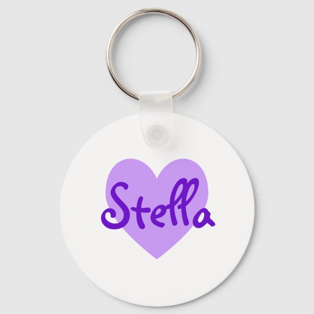 Porte-clés Stella en violet (Recto)
