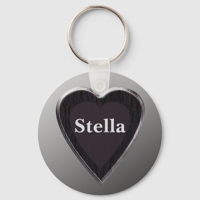 Porte-clés Stella Heart Keychain par 369MyName (Recto)