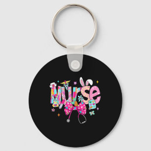 Porte-clés Stéthoscope infirmière mignon nœud coquet Stéthosc