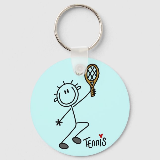 Porte-clés Stick de base Tennis Tshirts et cadeaux (Recto)
