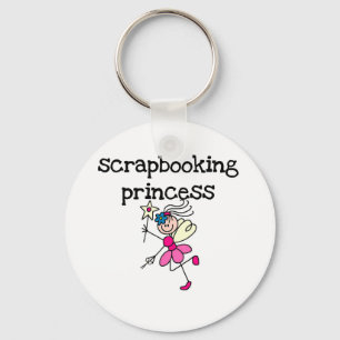 Porte-clés Stick Figure Scrapbook Princess