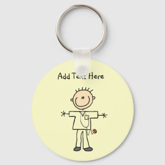 Porte-clés Stick mâle Figure Infirmière T-shirts et cadeaux