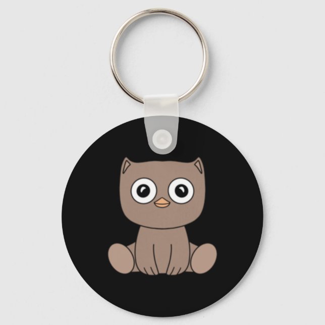 Porte-clés Sticker Adorable Kawaii Hedgehog (Recto)