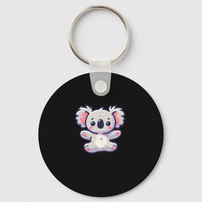 Porte-clés Sticker Cute Koala (Recto)