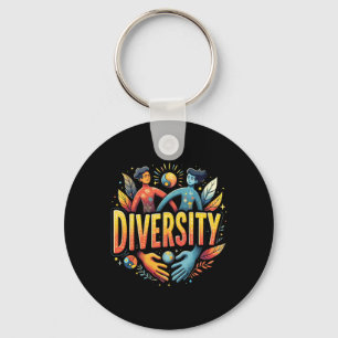 Porte-clés Sticker Design Trending Diversité Sticker