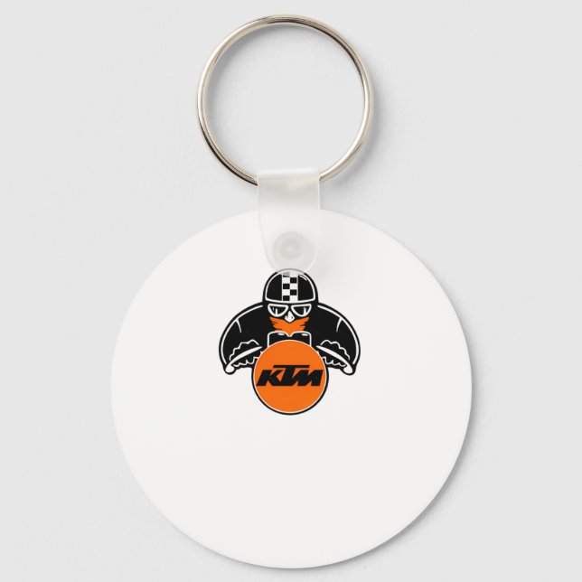 Porte-clés Sticker du logo Ktm4 (Recto)