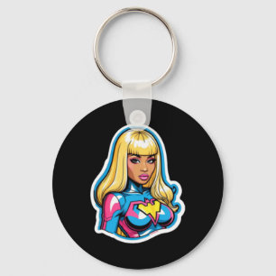 Porte-clés Sticker Nicki Minaj Superhero