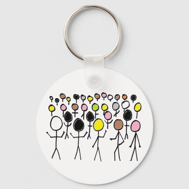 Porte-clés Stickers égalité (Recto)