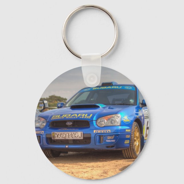 Porte-clés Stickers Subaru Impreza STi SWRT (Recto)