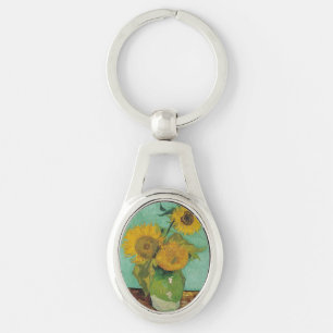 Porte-clés Still Life - Vase avec trois tournesols. Van Gogh