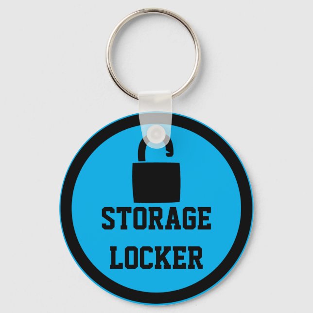 Porte-clés Stockage en bleu (Recto)
