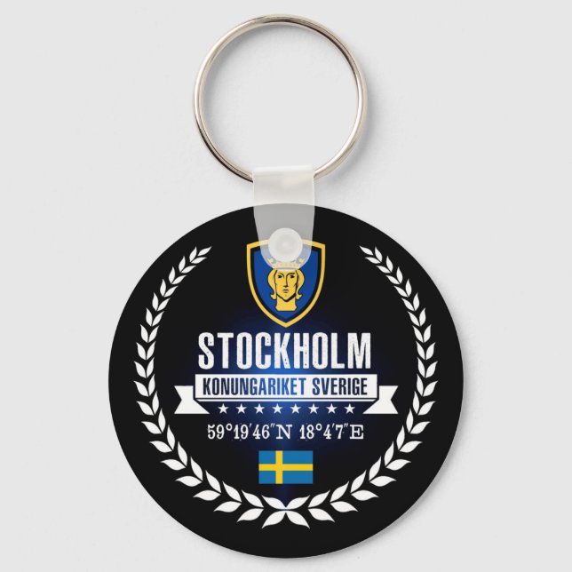 Porte-clés Stockholm (Recto)