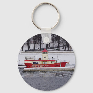 Porte-clés Stockholm Suède Lightship Biskopsoudain