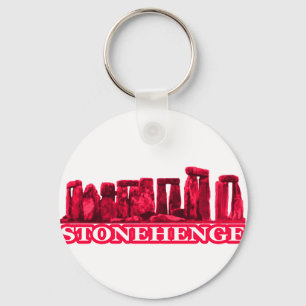 Porte-clés Stonehenge Magenta transsp Le MUSÉE Zazzle Cadeaux