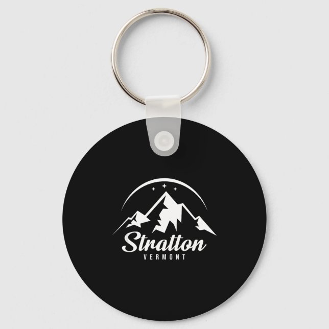 Porte-clés Stratton vermont station de ski ski snowboard  (Recto)