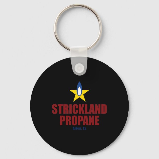 Porte-clés Strickland Propane - Arlen Texas Yellow Star BBQ  (Recto)