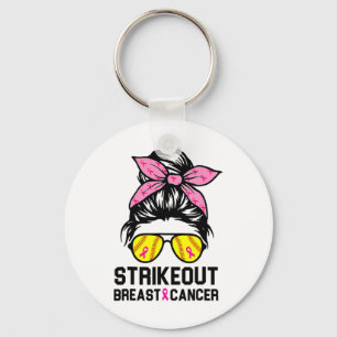 Porte-clés Striout Breast Cancer Sensibilisation Softball Mam