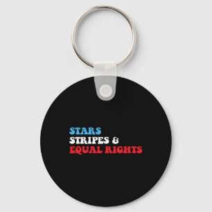 Porte-clés Stripes Et Égalité Des Droits 4 Juillet Femmes Pat