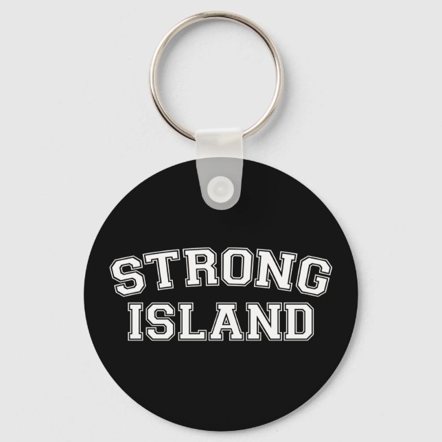 Porte-clés Strong Island, NYC, États-Unis (Recto)