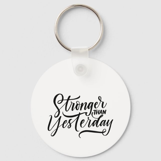 Porte-clés stronger then yesterday  (Recto)