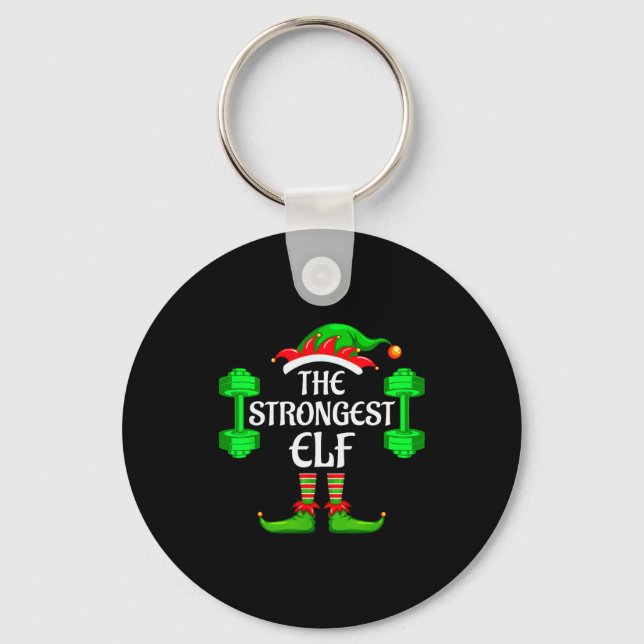 Porte-clés Strongest Elf Matching Family Group Christmas Part (Recto)