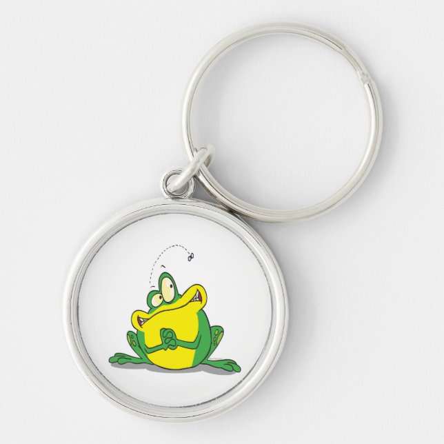 Porte-clés stupide et mignonne patience pour la mouche (Devant)