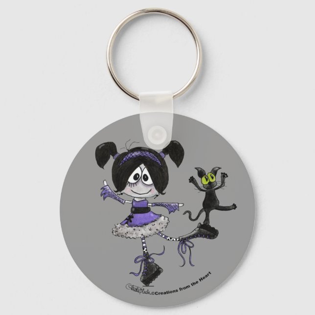 Porte-clés Style Ballerina Goth (Recto)